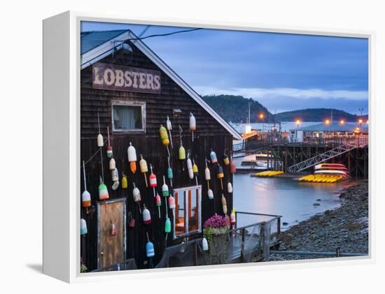 Maine, Mount Desert Island, Bar Harbor, USA-Alan Copson-Framed Premier Image Canvas