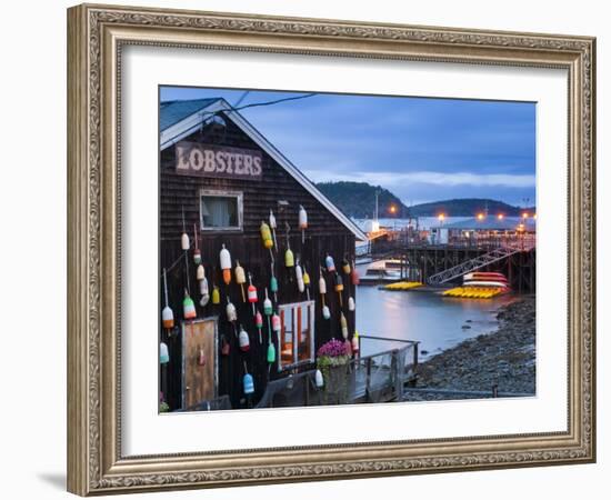 Maine, Mount Desert Island, Bar Harbor, USA-Alan Copson-Framed Photographic Print