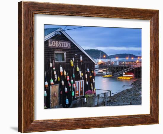 Maine, Mount Desert Island, Bar Harbor, USA-Alan Copson-Framed Photographic Print