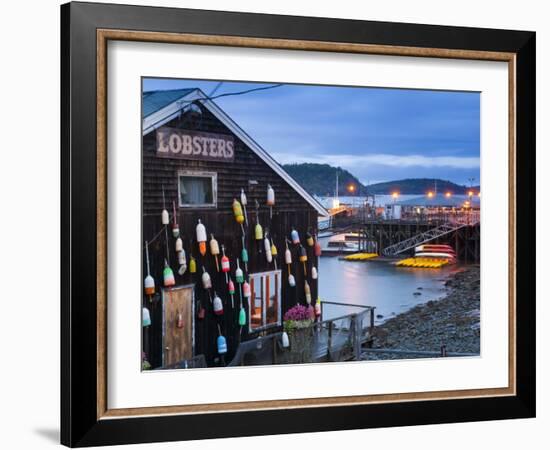 Maine, Mount Desert Island, Bar Harbor, USA-Alan Copson-Framed Photographic Print