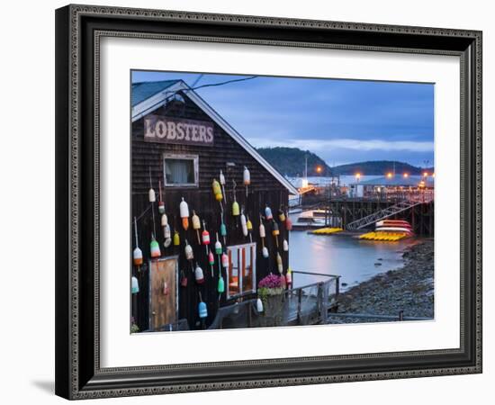 Maine, Mount Desert Island, Bar Harbor, USA-Alan Copson-Framed Photographic Print