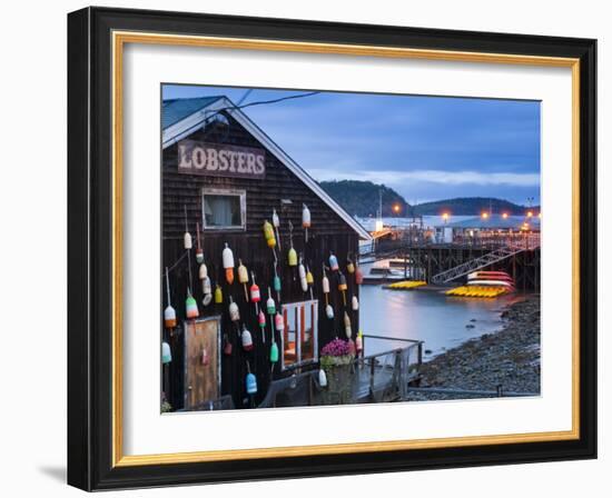 Maine, Mount Desert Island, Bar Harbor, USA-Alan Copson-Framed Photographic Print