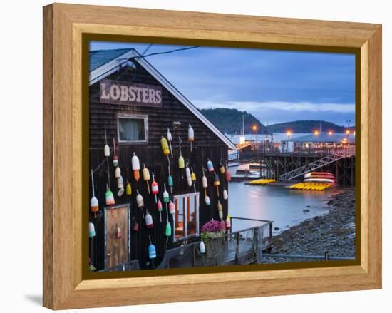 Maine, Mount Desert Island, Bar Harbor, USA-Alan Copson-Framed Premier Image Canvas