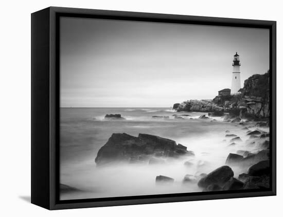 Maine, Portland, Portland Head Lighthouse, USA-Alan Copson-Framed Premier Image Canvas