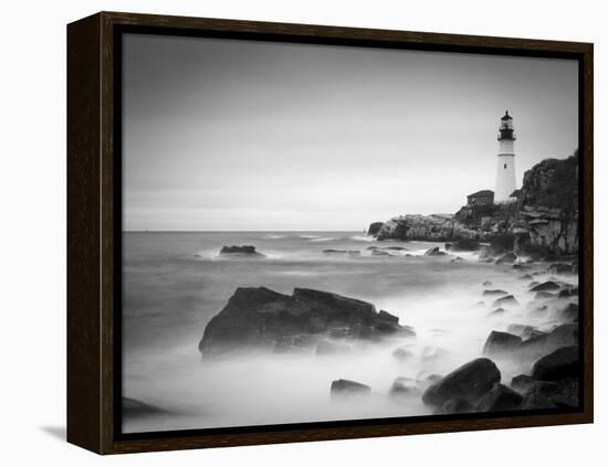 Maine, Portland, Portland Head Lighthouse, USA-Alan Copson-Framed Premier Image Canvas