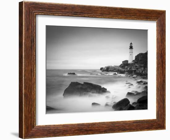 Maine, Portland, Portland Head Lighthouse, USA-Alan Copson-Framed Photographic Print