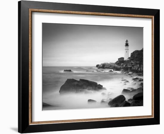 Maine, Portland, Portland Head Lighthouse, USA-Alan Copson-Framed Photographic Print