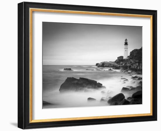 Maine, Portland, Portland Head Lighthouse, USA-Alan Copson-Framed Photographic Print