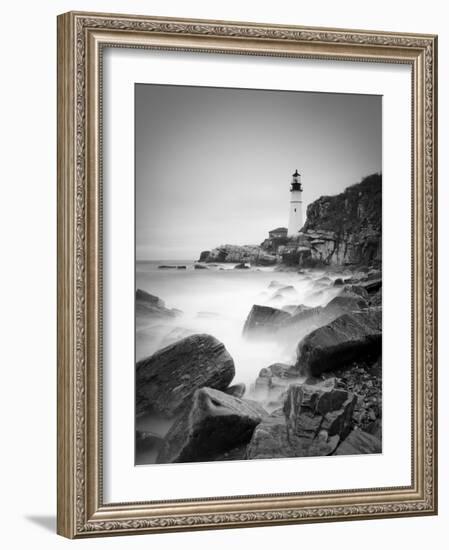 Maine, Portland, Portland Head Lighthouse, USA-Alan Copson-Framed Photographic Print