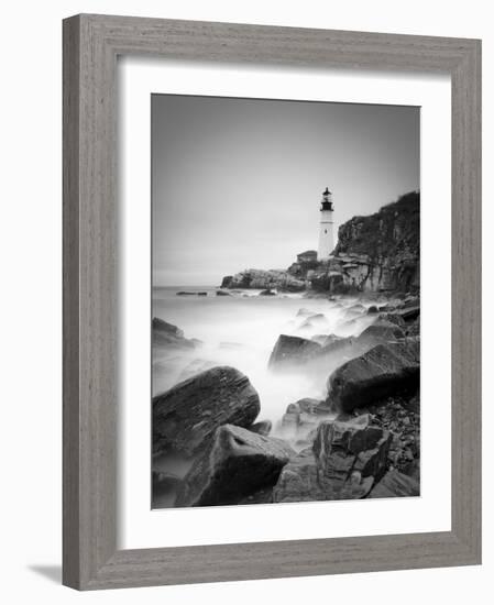 Maine, Portland, Portland Head Lighthouse, USA-Alan Copson-Framed Photographic Print