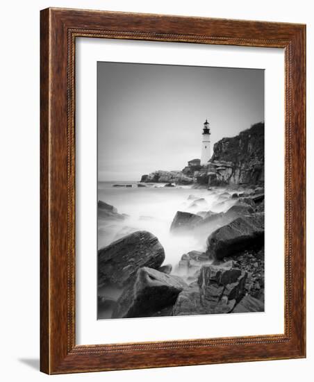 Maine, Portland, Portland Head Lighthouse, USA-Alan Copson-Framed Photographic Print