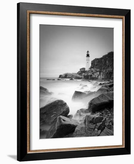 Maine, Portland, Portland Head Lighthouse, USA-Alan Copson-Framed Photographic Print