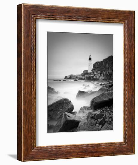 Maine, Portland, Portland Head Lighthouse, USA-Alan Copson-Framed Photographic Print