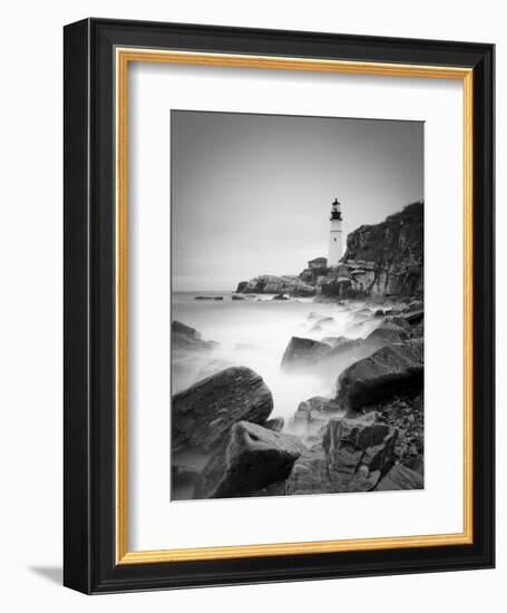 Maine, Portland, Portland Head Lighthouse, USA-Alan Copson-Framed Photographic Print