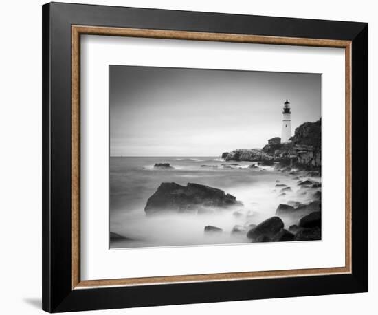 Maine, Portland, Portland Head Lighthouse, USA-Alan Copson-Framed Premium Photographic Print