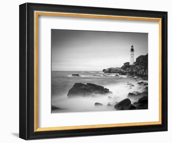 Maine, Portland, Portland Head Lighthouse, USA-Alan Copson-Framed Photographic Print