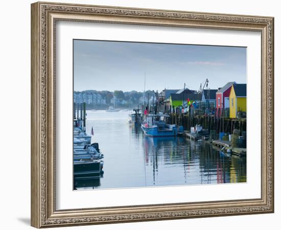 Maine, Portland, Widgery Wharf, USA-Alan Copson-Framed Photographic Print