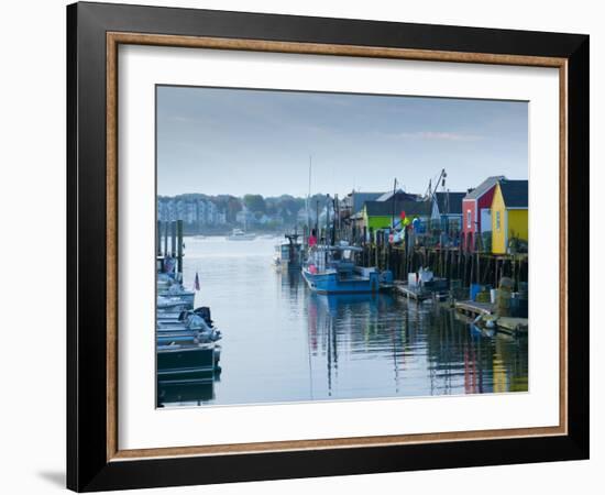 Maine, Portland, Widgery Wharf, USA-Alan Copson-Framed Photographic Print