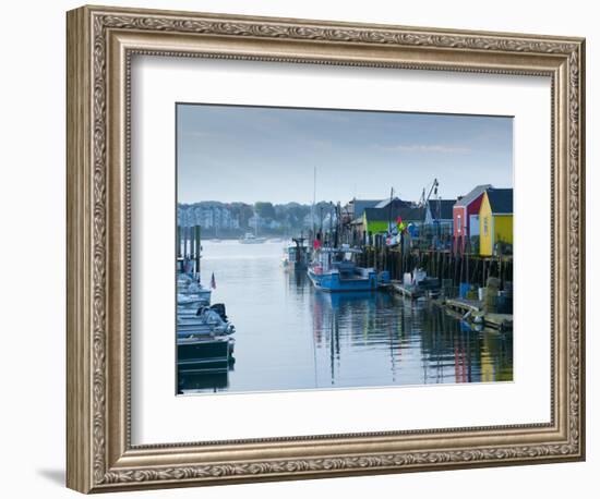 Maine, Portland, Widgery Wharf, USA-Alan Copson-Framed Photographic Print