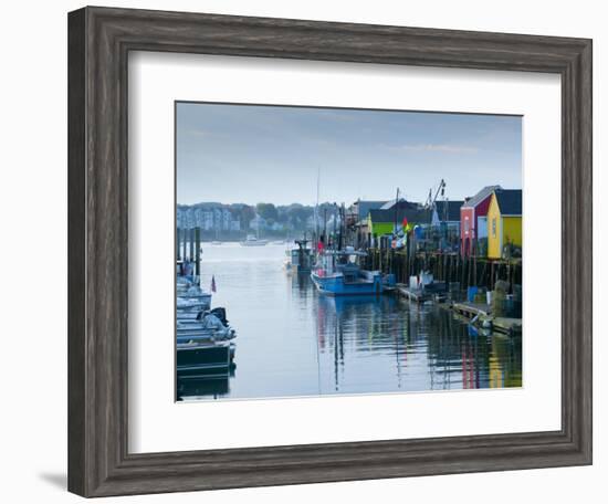 Maine, Portland, Widgery Wharf, USA-Alan Copson-Framed Photographic Print