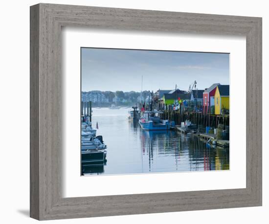 Maine, Portland, Widgery Wharf, USA-Alan Copson-Framed Photographic Print