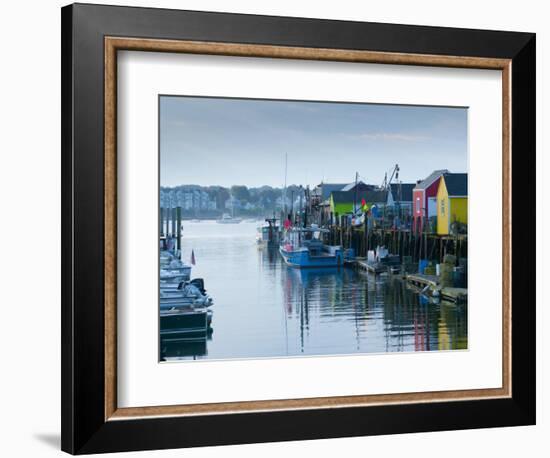 Maine, Portland, Widgery Wharf, USA-Alan Copson-Framed Photographic Print