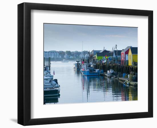 Maine, Portland, Widgery Wharf, USA-Alan Copson-Framed Photographic Print