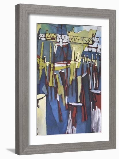 Maine Sails Portland II-Erin McGee Ferrell-Framed Art Print