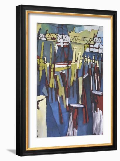 Maine Sails Portland II-Erin McGee Ferrell-Framed Art Print