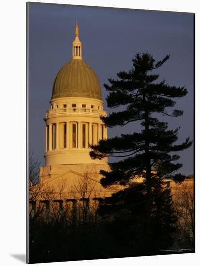 Maine State House, Augusta, Maine-Robert F. Bukaty-Mounted Photographic Print