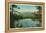 Maine - View of Mount Katahdin, Loftiest Peak in Maine-Lantern Press-Framed Stretched Canvas