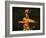 Mainland China Dance Group Perform an Arrangement Depicting Buddhist Imagery Found in the Grottoes -null-Framed Photographic Print