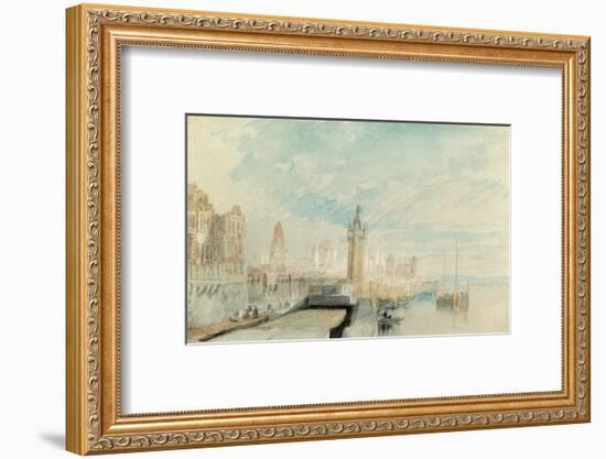 Mainz, 1817-J M W Turner-Framed Giclee Print