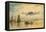 Mainz and Kastell, 1817-J. M. W. Turner-Framed Premier Image Canvas