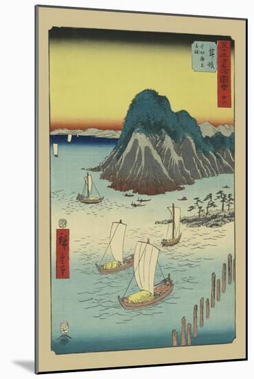 Maisaka-Ando Hiroshige-Mounted Art Print