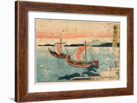 Maisaka-Katsushika Hokusai-Framed Giclee Print