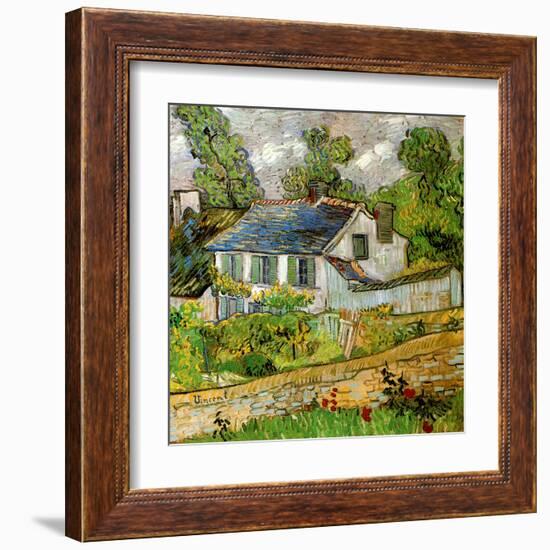 Maison a Auvers-Vincent van Gogh-Framed Art Print