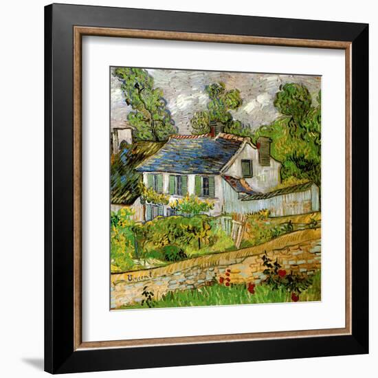 Maison a Auvers-Vincent van Gogh-Framed Art Print