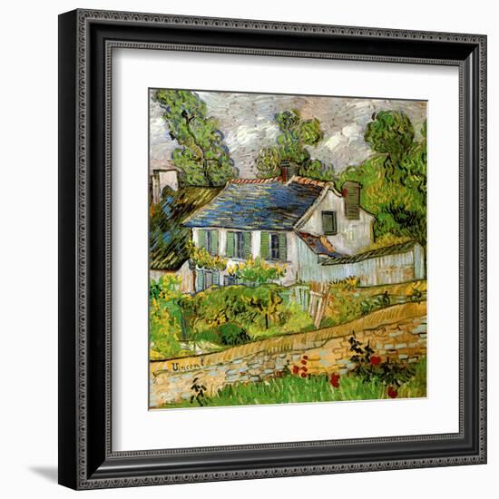 Maison a Auvers-Vincent van Gogh-Framed Art Print