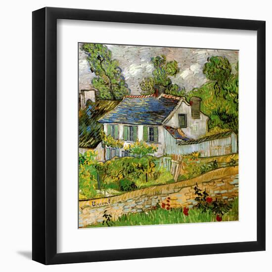 Maison a Auvers-Vincent van Gogh-Framed Art Print