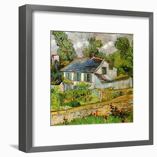 Maison a Auvers-Vincent van Gogh-Framed Art Print