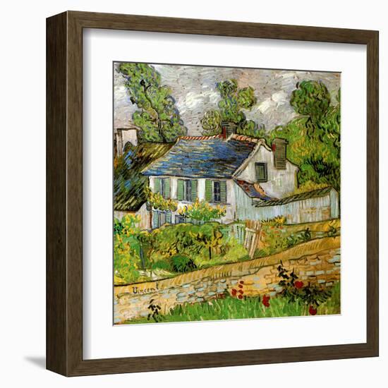 Maison a Auvers-Vincent van Gogh-Framed Art Print