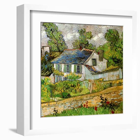 Maison a Auvers-Vincent van Gogh-Framed Art Print