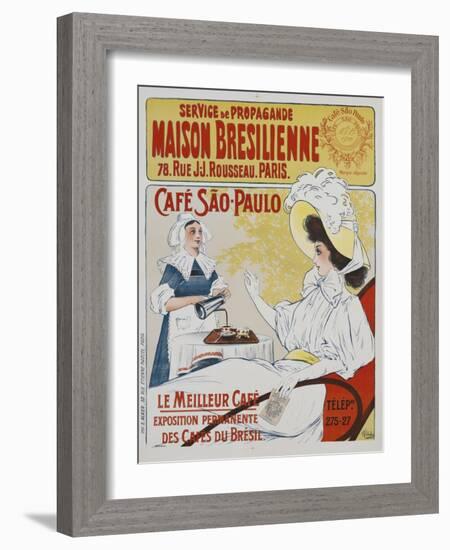 Maison Bresilienne Poster-E. Villefroy-Framed Giclee Print