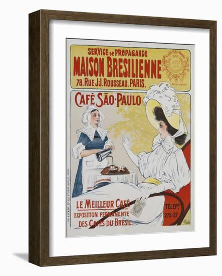 Maison Bresilienne Poster-E. Villefroy-Framed Giclee Print