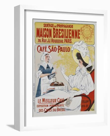 Maison Bresilienne Poster-E. Villefroy-Framed Giclee Print