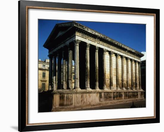 Maison Carr� 1st century BC Roman, Nimes, France-null-Framed Photographic Print