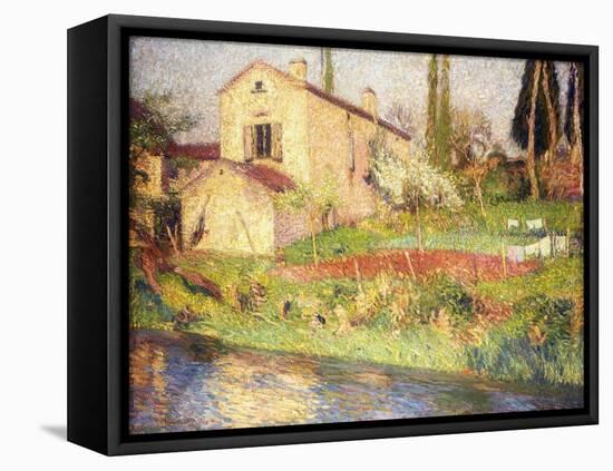 Maison de Marie-Louise-Henri Martin-Framed Premier Image Canvas