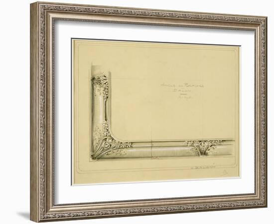 Maison Houel (Luneville, Meurthe-et-Moselle) : projet de plafond-Louis Majorelle-Framed Giclee Print