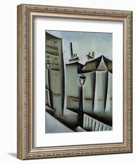 Maisons à Paris (Houses in Paris), 1911-Juan Gris-Framed Giclee Print